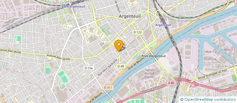 localisation de l'entreprise MONSIEUR MILOUD SETTA  ARGENTEUIL