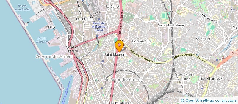 localisation de l'entreprise MONSIEUR MILOUD TADJINE à MARSEILLE