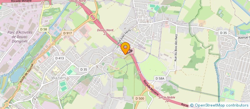 localisation de l'entreprise MONSIEUR MILOUD ZERRADI  DOUAI