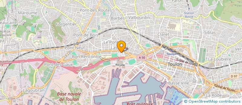 localisation de l'entreprise MONSIEUR MILOUDI HOUAR  TOULON