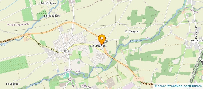 localisation de l'entreprise MONSIEUR MILOVAN BOUQUET  JARCIEU