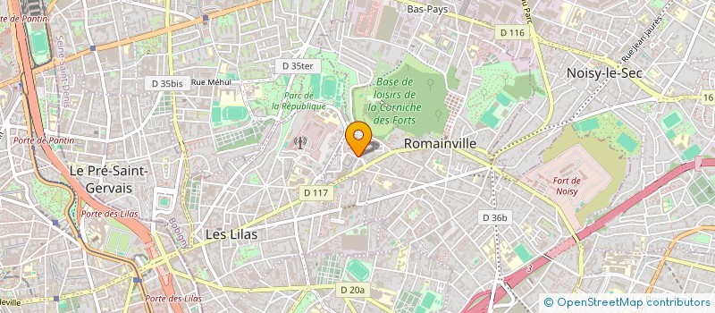 localisation de l'entreprise MONSIEUR MILOVAN CIROVSKI à ROMAINVILLE
