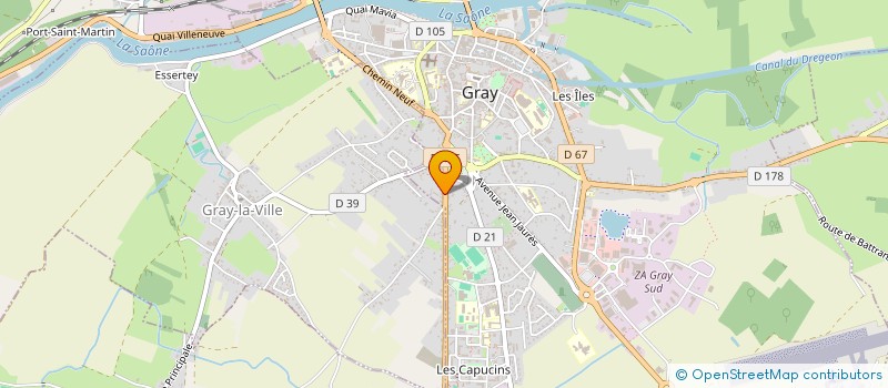 localisation de l'entreprise MONSIEUR MILOVAN SIMIC  GRAY