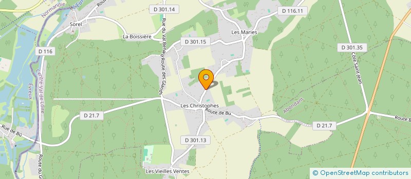 localisation de l'entreprise MONSIEUR MILTIADE LUCA à SOREL-MOUSSEL