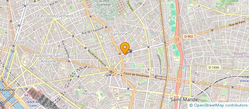 localisation de l'entreprise MONSIEUR MILTIADE PIRES MEIREIS  PARIS