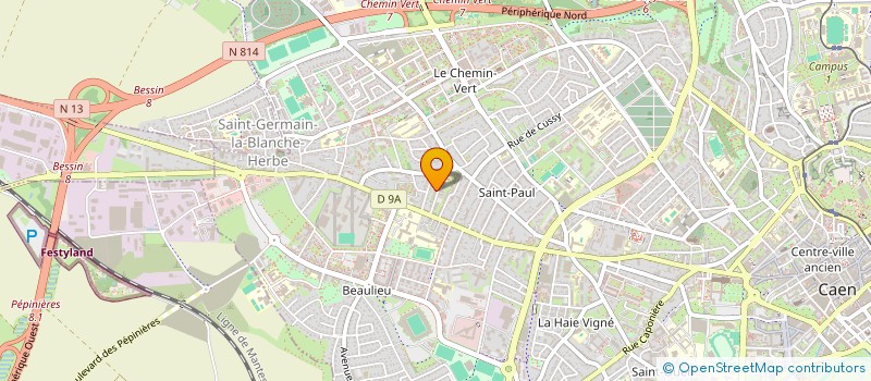 localisation de l'entreprise MONSIEUR MILTON HIJNES à CAEN