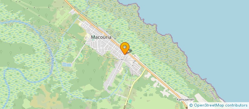 localisation de l'entreprise MONSIEUR MILTON JACKIE  MACOURIA