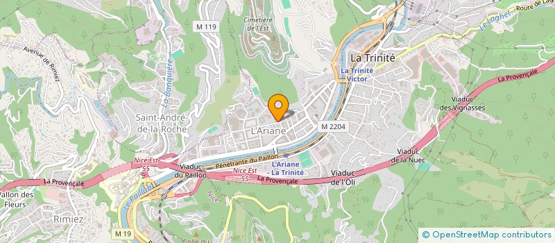 localisation de l'entreprise MONSIEUR MILTON ROBALA FREIRE TAVARES  NICE