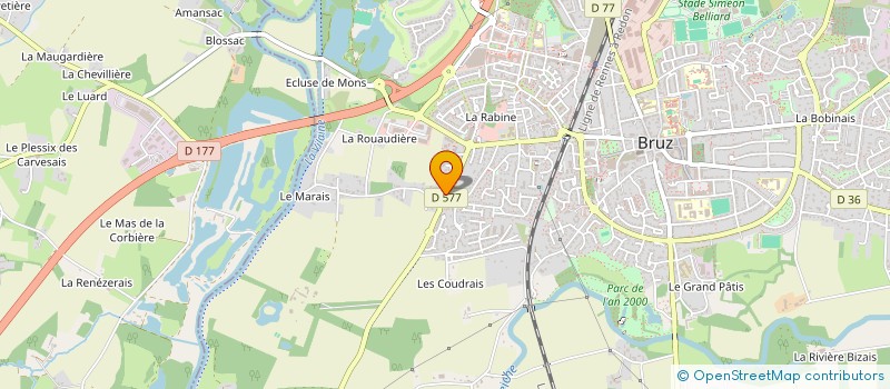 localisation de l'entreprise MONSIEUR MILTON SOUSA FRANCO VENANCIO  BRUZ