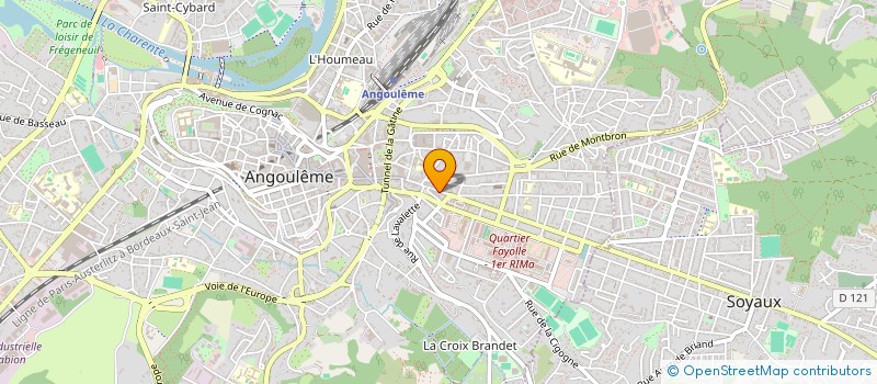 localisation de l'entreprise MONSIEUR MIMO PEYRANI à ANGOULEME