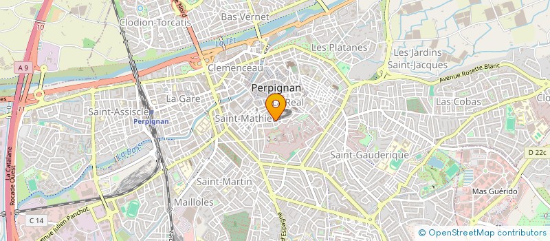 localisation de l'entreprise MONSIEUR MIMOUN AMEKRANE  PERPIGNAN