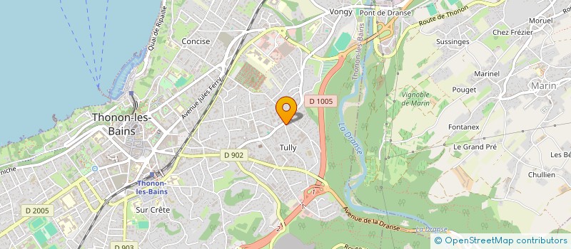 localisation de l'entreprise MONSIEUR MIMOUN AZZA à THONON-LES-BAINS