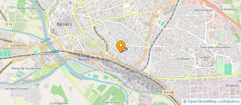 localisation de l'entreprise MONSIEUR MIMOUN BEGGA CHABI  BEZIERS