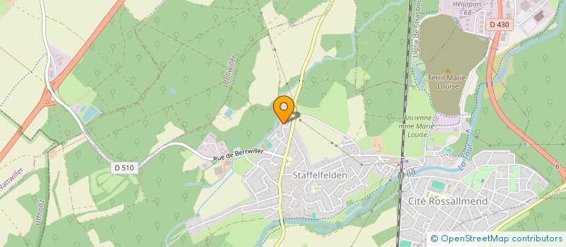 localisation de l'entreprise MONSIEUR MIMOUN BENCHAGRA  STAFFELFELDEN