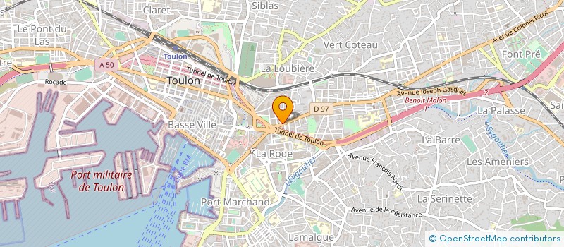 localisation de l'entreprise MONSIEUR MIMOUN BOUJEMAOUI  TOULON