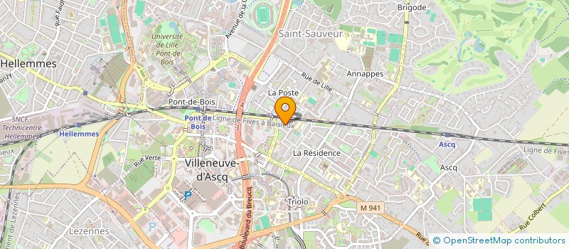 localisation de l'entreprise MONSIEUR MIMOUN BOULOUH à VILLENEUVE-D'ASCQ