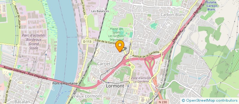 localisation de l'entreprise MONSIEUR MIMOUN EL YAHIAOUI  LORMONT