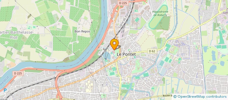 localisation de l'entreprise MONSIEUR MIMOUN FATTOUHI  LE PONTET