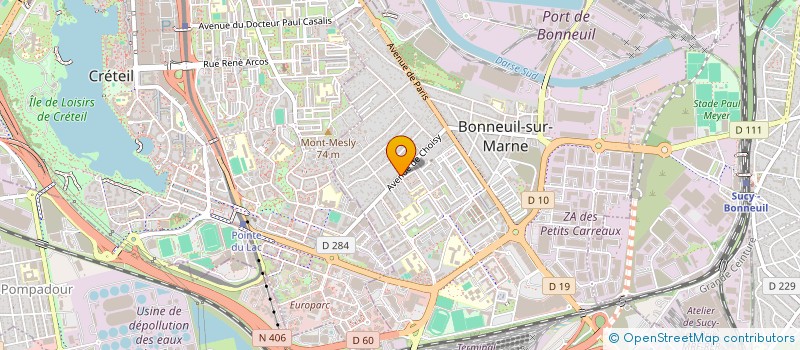 localisation de l'entreprise MONSIEUR MIMOUN GUEDDOURI  BONNEUIL-SUR-MARNE