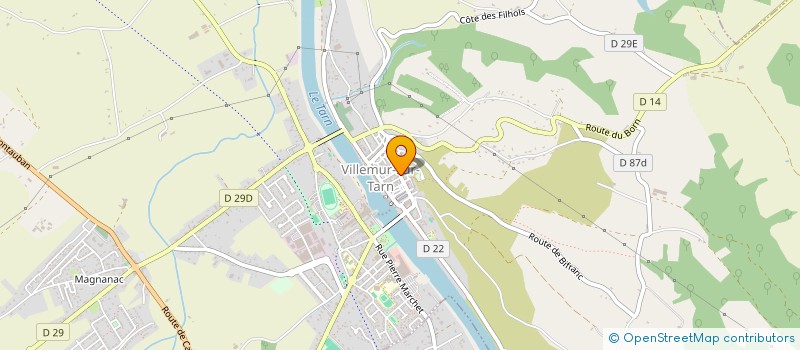 localisation de l'entreprise MONSIEUR MIMOUN KERROU  VILLEMUR-SUR-TARN