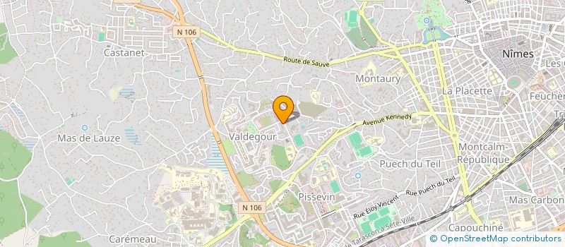 localisation de l'entreprise MONSIEUR MIMOUN LAARAJ  NIMES