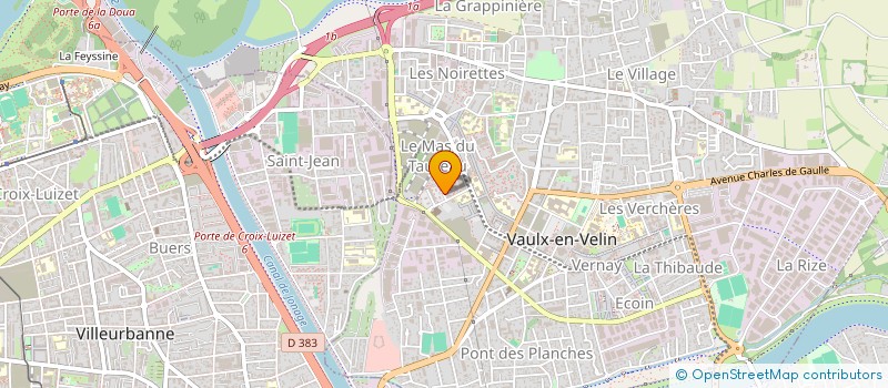 localisation de l'entreprise MONSIEUR MIMOUN MAKHOUT  VAULX-EN-VELIN