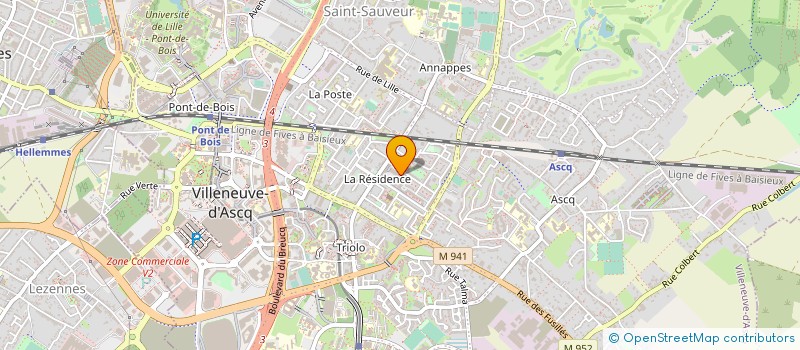 localisation de l'entreprise MONSIEUR MIMOUN MEZROUI à VILLENEUVE-D'ASCQ