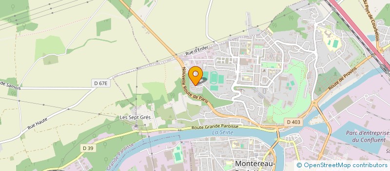 localisation de l'entreprise MONSIEUR MIMOUN OUABOUCH  MONTEREAU-FAULT-YONNE