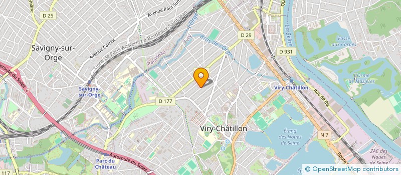 localisation de l'entreprise MONSIEUR MIMOUN RHARRABTI  VIRY-CHATILLON
