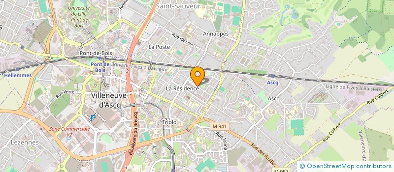 localisation de l'entreprise MONSIEUR MIMOUN TOUZANI à VILLENEUVE-D'ASCQ