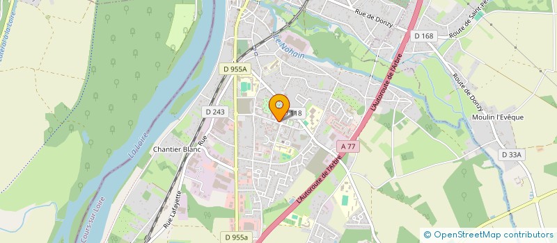 localisation de l'entreprise MONSIEUR MIMOUNE AMAACH à COSNE-COURS-SUR-LOIRE
