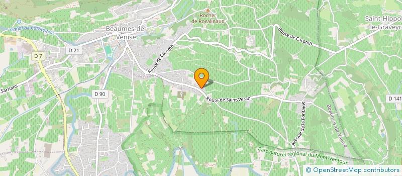 localisation de l'entreprise MONSIEUR MIMOUNE JBILLOU  BEAUMES-DE-VENISE