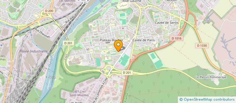 localisation de l'entreprise MONSIEUR MIMOUNE SAKALI  CREIL