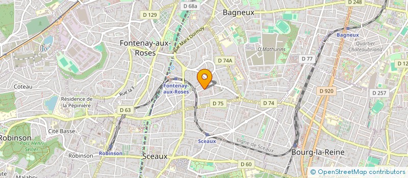 localisation de l'entreprise MONSIEUR MINA GOBRAN à FONTENAY-AUX-ROSES