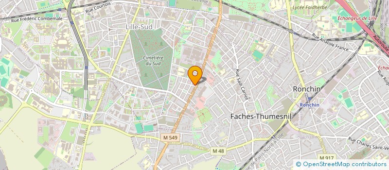 localisation de l'entreprise MONSIEUR MINADAR OMAR à LILLE