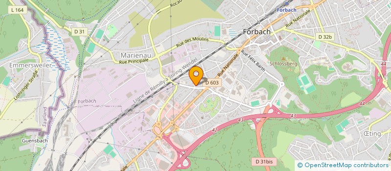 localisation de l'entreprise MONSIEUR MINAN MARTIMOTIT  FORBACH