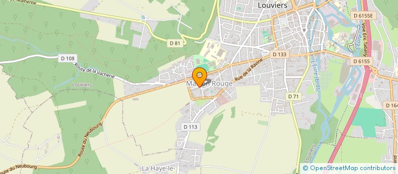 localisation de l'entreprise MONSIEUR MINAR AMAN GOLO  LOUVIERS