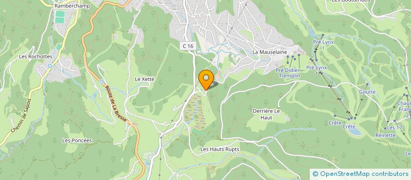 localisation de l'entreprise MONSIEUR MINET MARC  GERARDMER