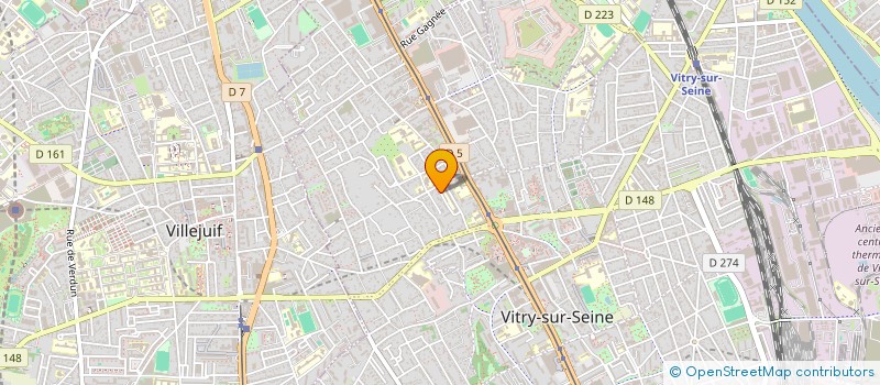 localisation de l'entreprise MONSIEUR MING QIU à VITRY-SUR-SEINE