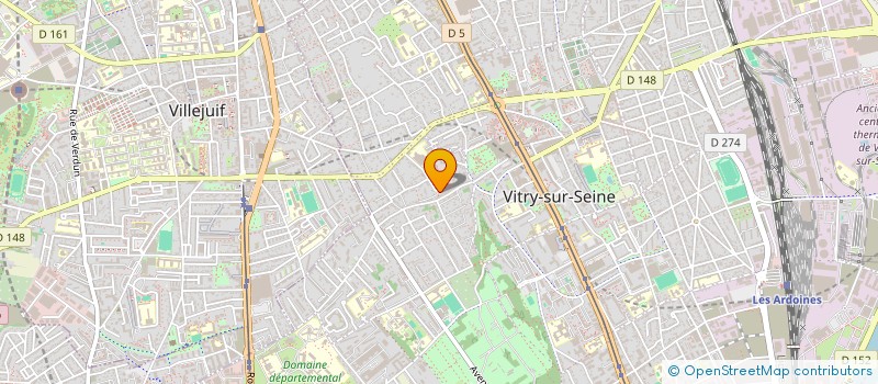 localisation de l'entreprise MONSIEUR MINGXIAO WANG  IVRY-SUR-SEINE