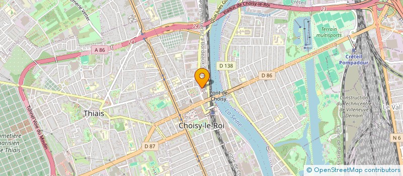 localisation de l'entreprise MONSIEUR MINH ANH LE DUC  CHOISY-LE-ROI