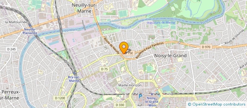 localisation de l'entreprise MONSIEUR MINH DOAN  NOISY-LE-GRAND