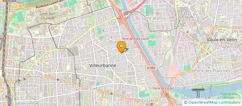 localisation de l'entreprise MONSIEUR MINH-HOANG HA  VILLEURBANNE