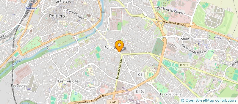 localisation de l'entreprise MONSIEUR MINH HUY PHAN  POITIERS