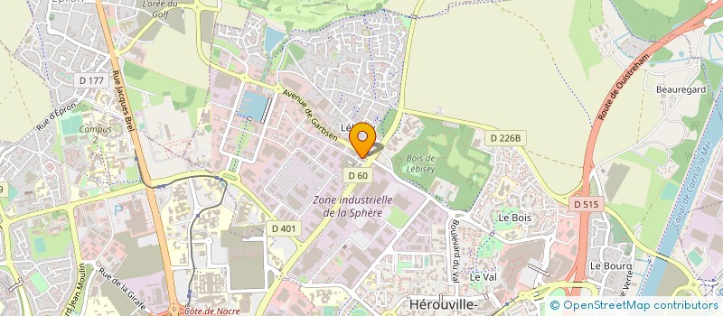 localisation de l'entreprise MONSIEUR MINH-HUY TRUONG à HEROUVILLE-SAINT-CLAIR
