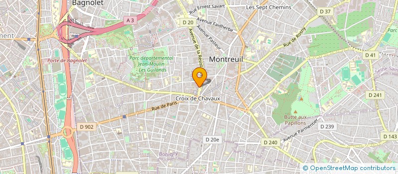 localisation de l'entreprise MONSIEUR MINH NGUYEN à MONTREUIL