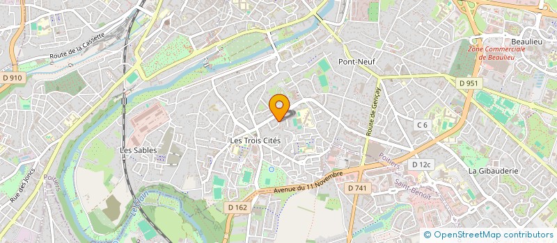 localisation de l'entreprise MONSIEUR MINH TRAN BA  POITIERS