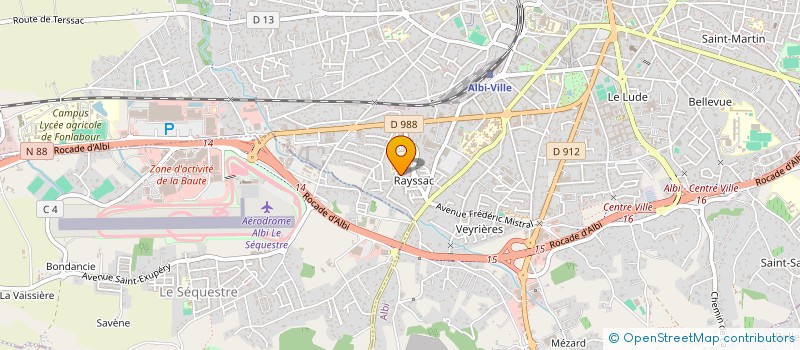 localisation de l'entreprise MONSIEUR MINH TUAN THACH à ALBI