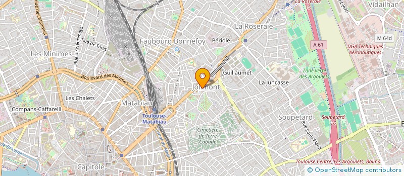 localisation de l'entreprise MONSIEUR MINH VALENTIN TRAN à TOULOUSE
