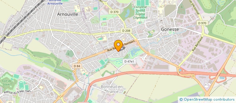 localisation de l'entreprise MONSIEUR MINHAS MALIK à GONESSE